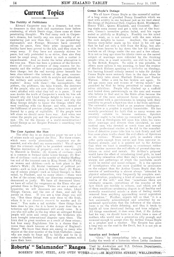 Issue page