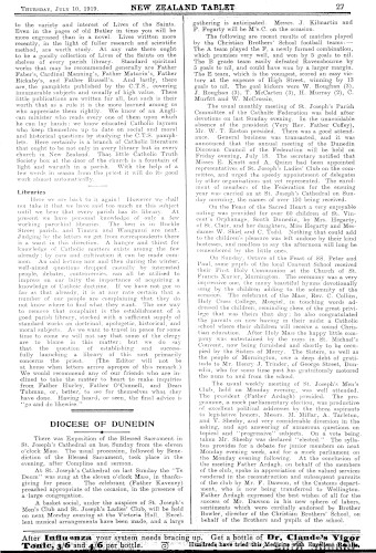 Issue page