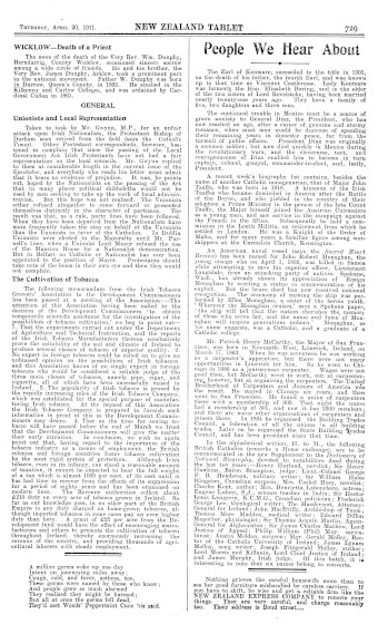 Issue page