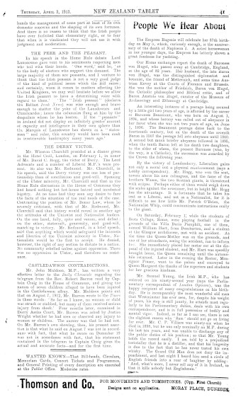 Issue page