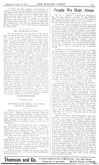 Issue page