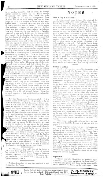 Issue page