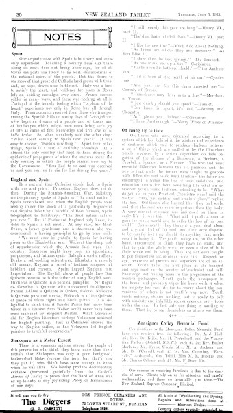 Issue page