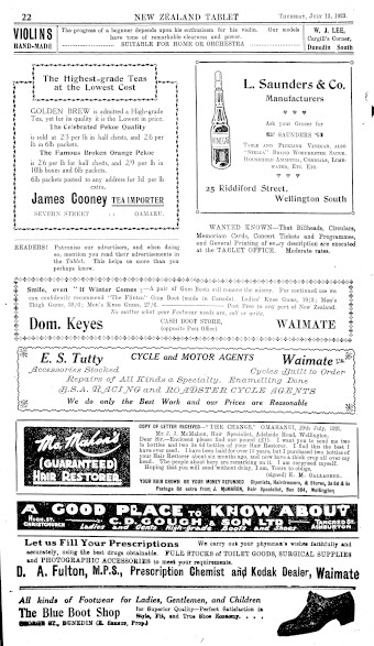 Issue page