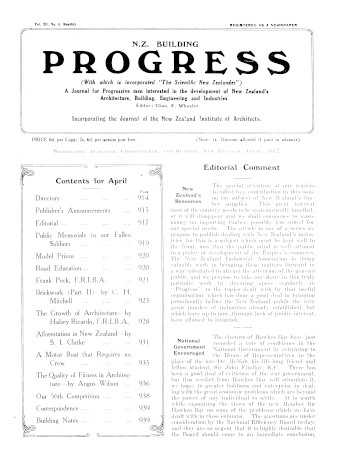 Issue page