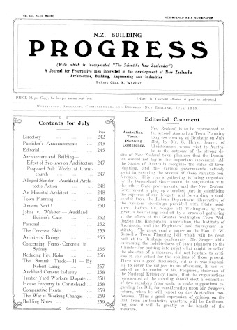 Issue page