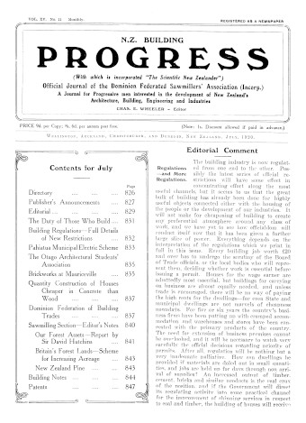 Issue page