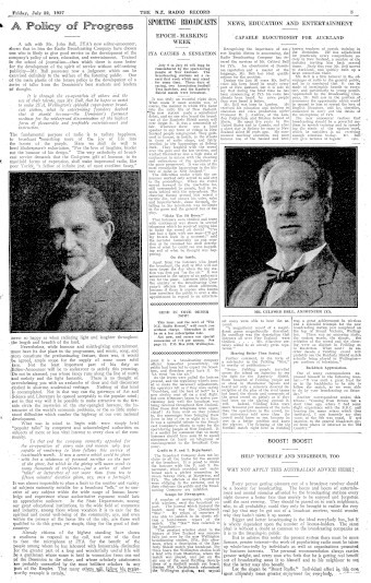 Issue page