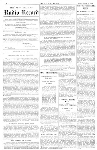 Issue page