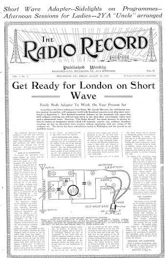 Issue page