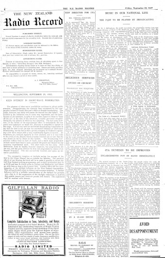 Issue page
