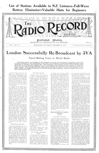 Issue page