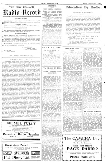 Issue page