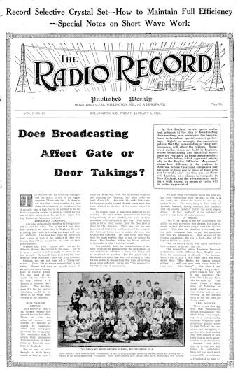 Issue page