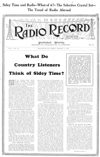 Issue page