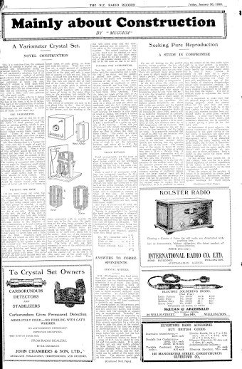 Issue page