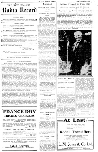Issue page
