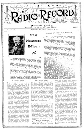 Issue page