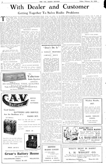 Issue page
