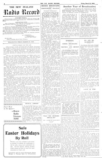 Issue page