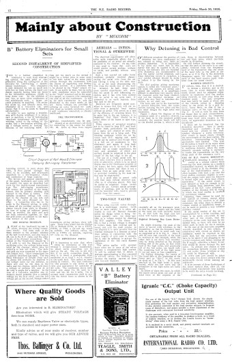 Issue page