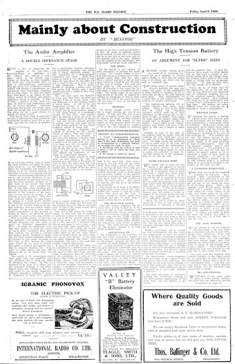 Issue page