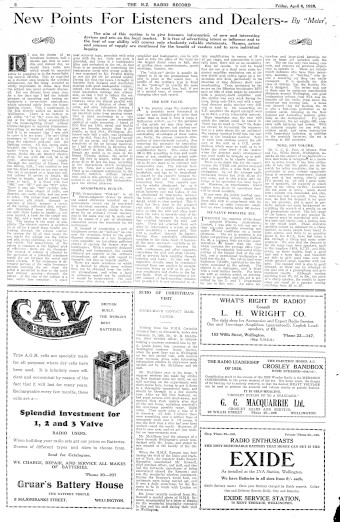 Issue page