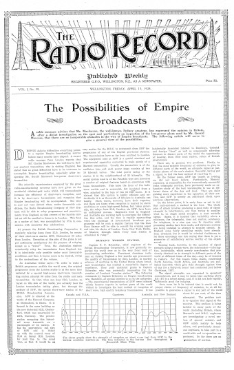 Issue page