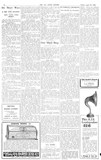 Issue page