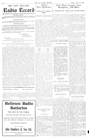 Issue page