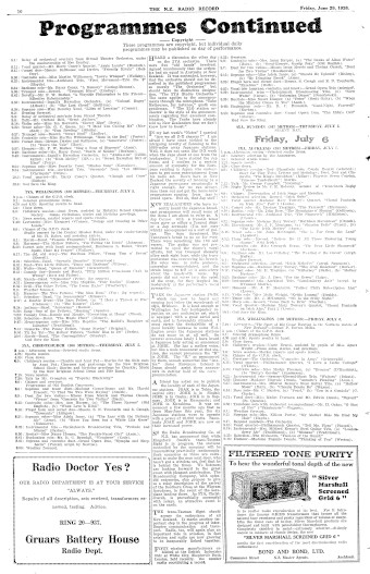 Issue page