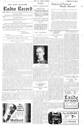 Issue page