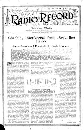 Issue page