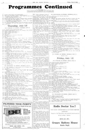 Issue page