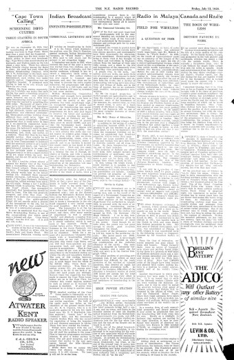 Issue page
