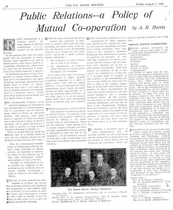 Issue page