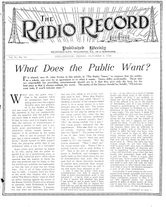 Issue page