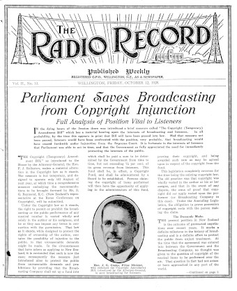 Issue page