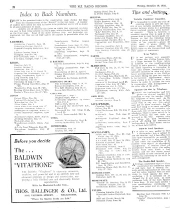 Issue page
