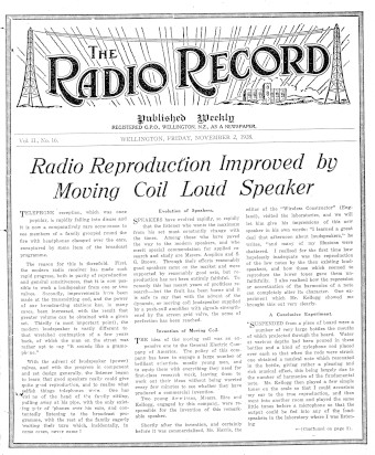 Issue page