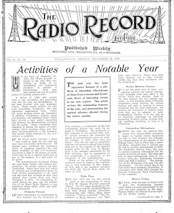 Issue page