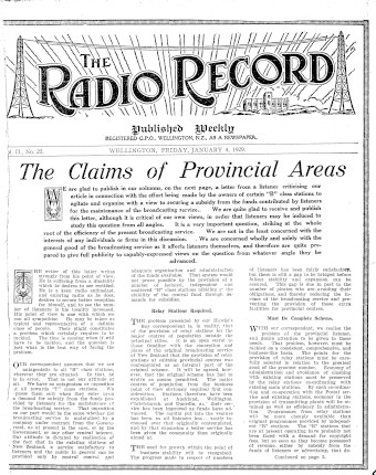 Issue page
