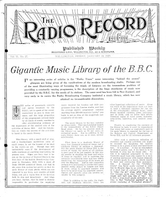 Issue page