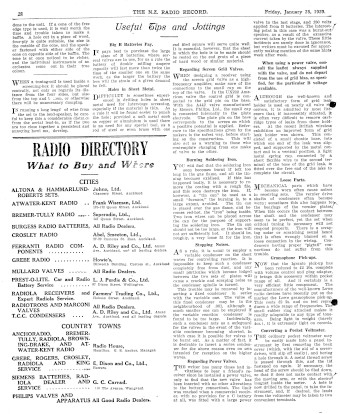 Issue page
