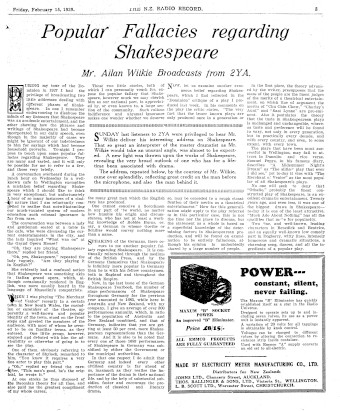Issue page