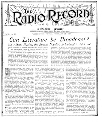 Issue page