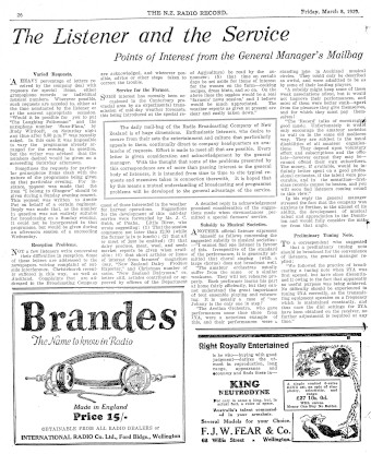 Issue page