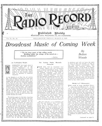 Issue page