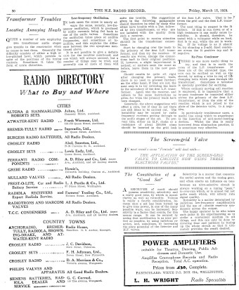 Issue page