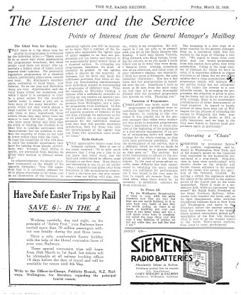 Issue page